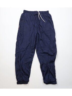 Vintage 80s 90s Ellesse Tennis Mens M Spell Out Lined Windbreaker Joggers Pants